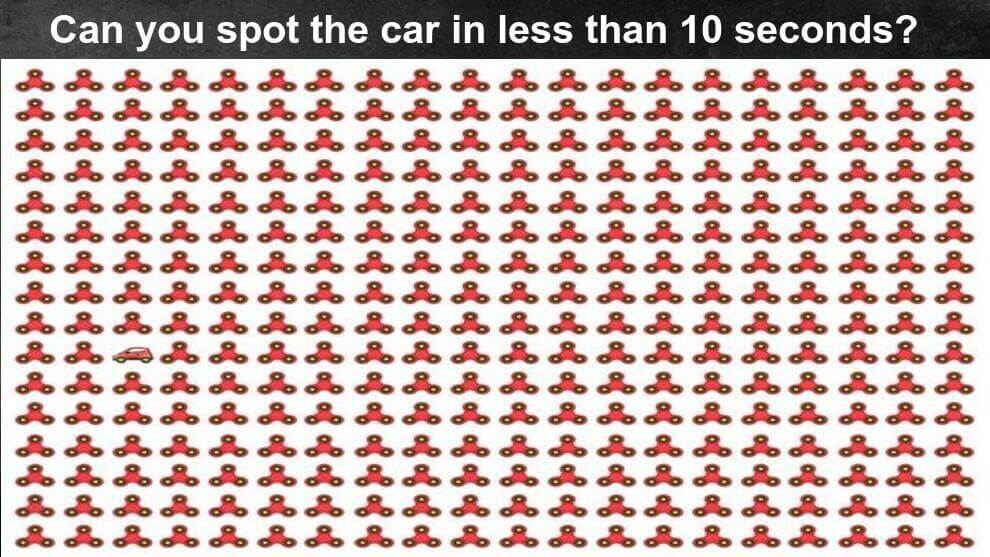 Find Car Eye Test Brain Teaser