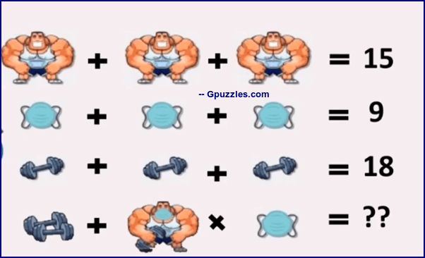 Men Mask Dumbbell Riddle