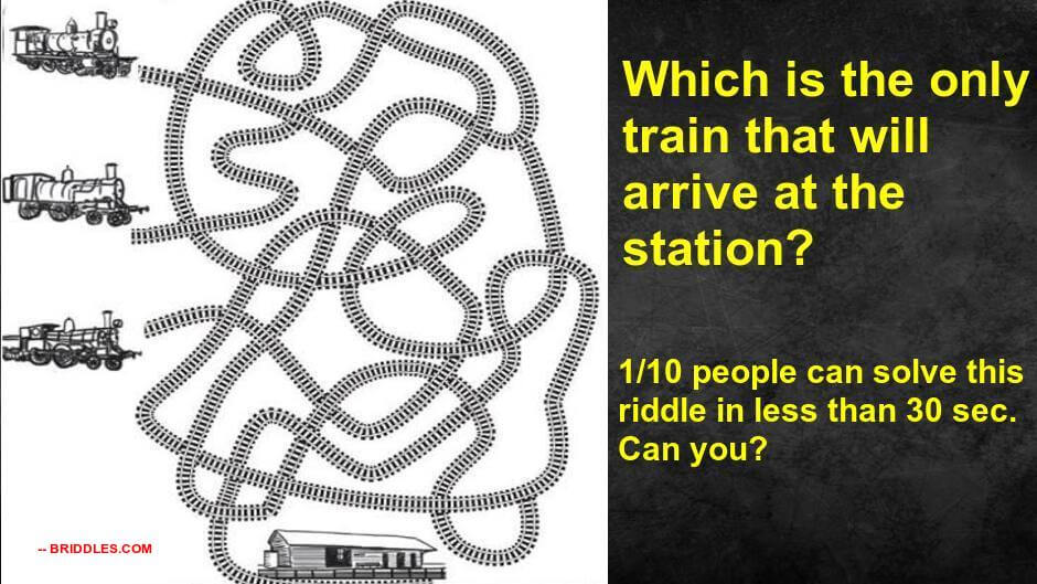 Train Maze Brain Teaser