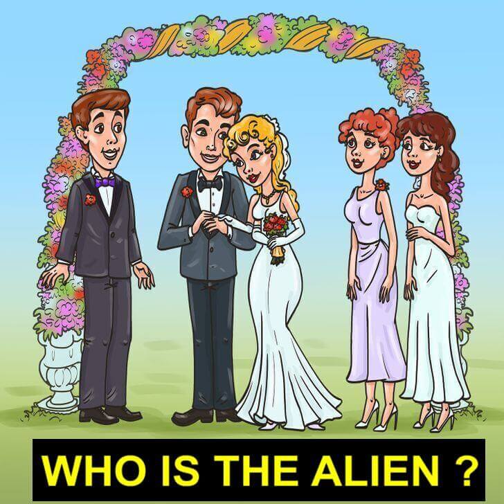 Who is the alien brain teaser